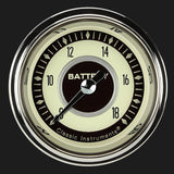 Classic Instruments Nostalgia VT 2 1/8" Voltage Gauge - NT130SHC
