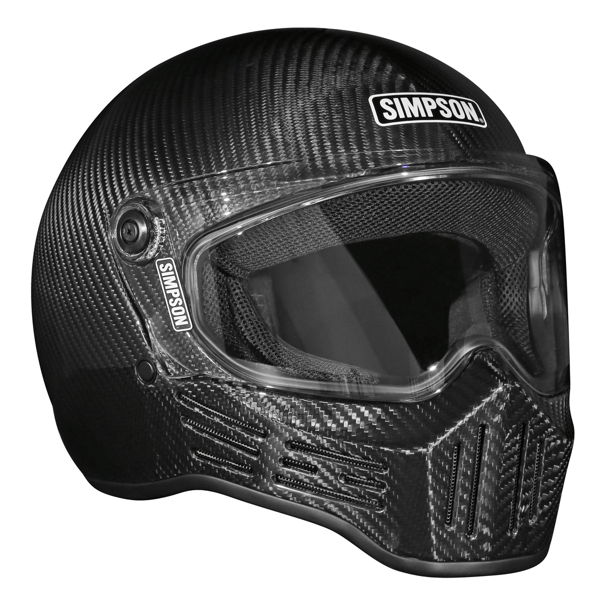 Simpson Motorcycle M30 Bandit Helmet - Carbon - Double Extra Large - M30C2X
