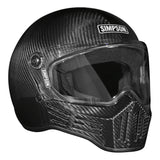 Simpson Motorcycle M30 Bandit Helmet - Carbon - Double Extra Large - M30C2X