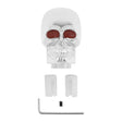 Mr Gasket Shifter Knob - Chrome - Skull With Red Eyes - 9628