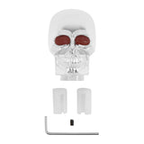 Mr Gasket Shifter Knob - Chrome - Skull With Red Eyes - 9628