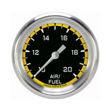 Classic Instruments Autocross Yellow 2 5/8" Air Fuel Ratio Gauge - AX394YAPF