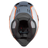 Simpson Motorcycle Xcursion Bandit Helmet - BC Orange - Large - XBBAOWLG