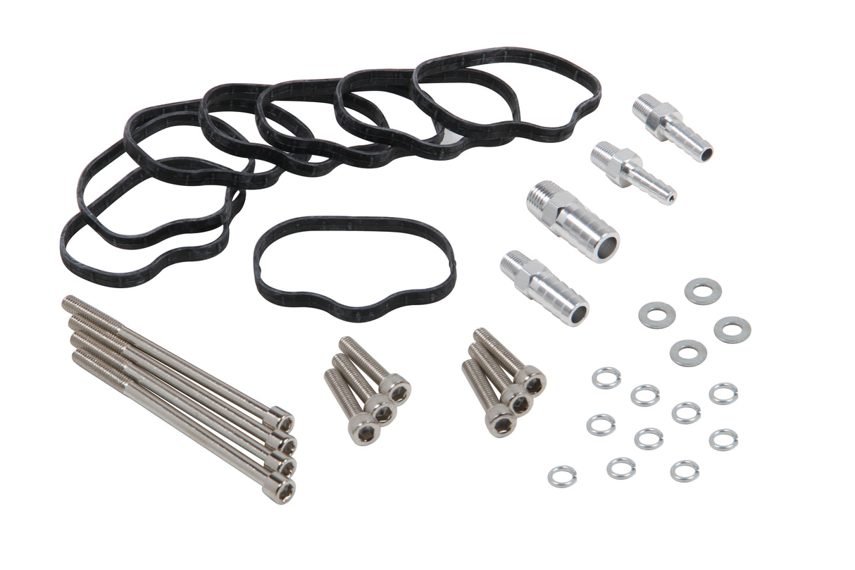 Holley 833151 Sniper EFI Fabricated Race Intake Manifold - 2011-14 Ford 5.0L Coyote - Silver