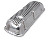 Mr Gasket Cast Aluminum Valve Covers Pair - Polished - 6861G