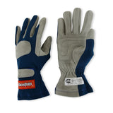 Racequip SFI 3.3/1 Blue / Gray Nomex Race Gloves - Small - 351022RQP