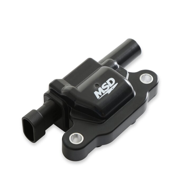 MSD Ignition Coil - Blaster Series - LS2/LS3/LS4/LS7/LS9 Engines -Black - 8-Pack - 826583