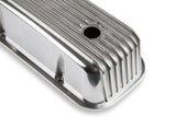 Mr Gasket Cast Aluminum Tall Valve Covers - Polished - 6859G