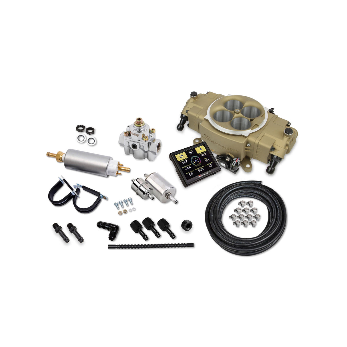 Holley 550-872K Sniper Stealth 4150 Master Kit - Classic Gold