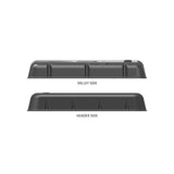Holley 241-302 Vintage Series Finned Valve Covers - BBC - Satin Black Machined