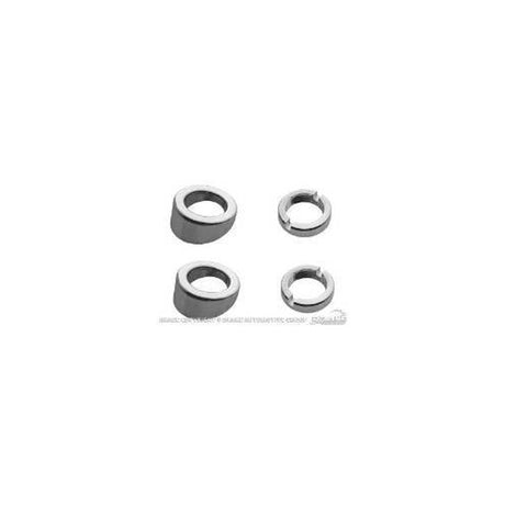 Scott Drake 64-65 Wiper Bezel and Nut Kit - C5ZZ-17514-K