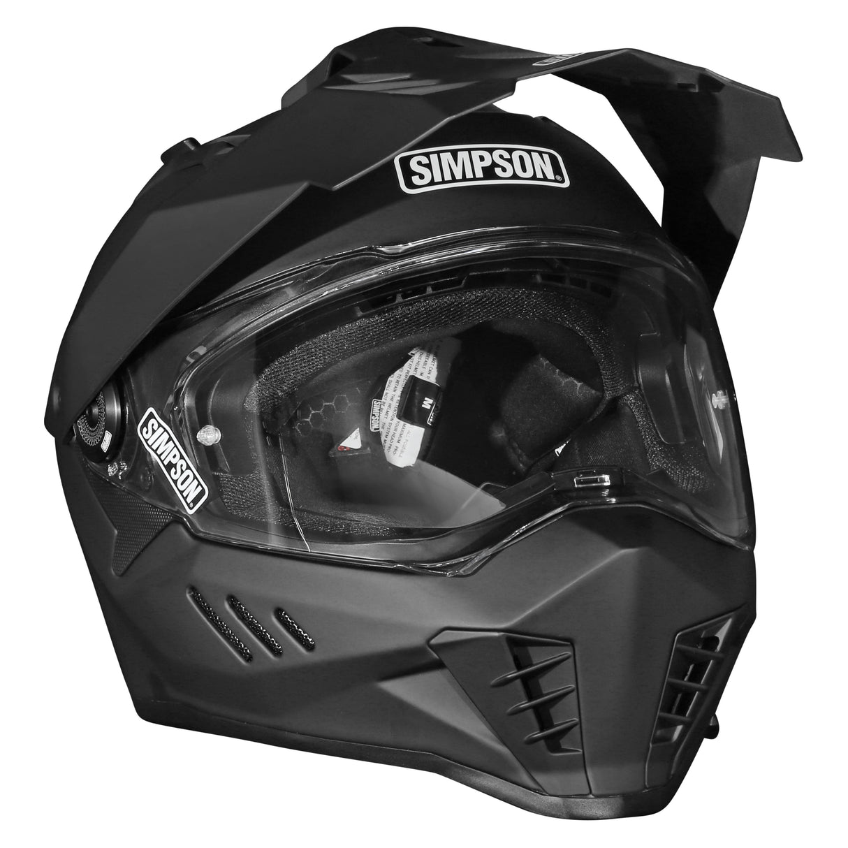 Simpson Motorcycle Xcursion Bandit Helmet - Matte Black - Large - XB3LG