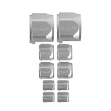 Mr Gasket Flex-Braid Hose Sleeve Kit - Silver - 8092