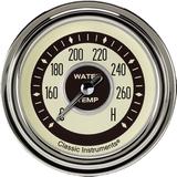 Classic Instruments Nostalgia VT2 5/8" Full Sweep Water Temperature Gauge - NT326SLC-12
