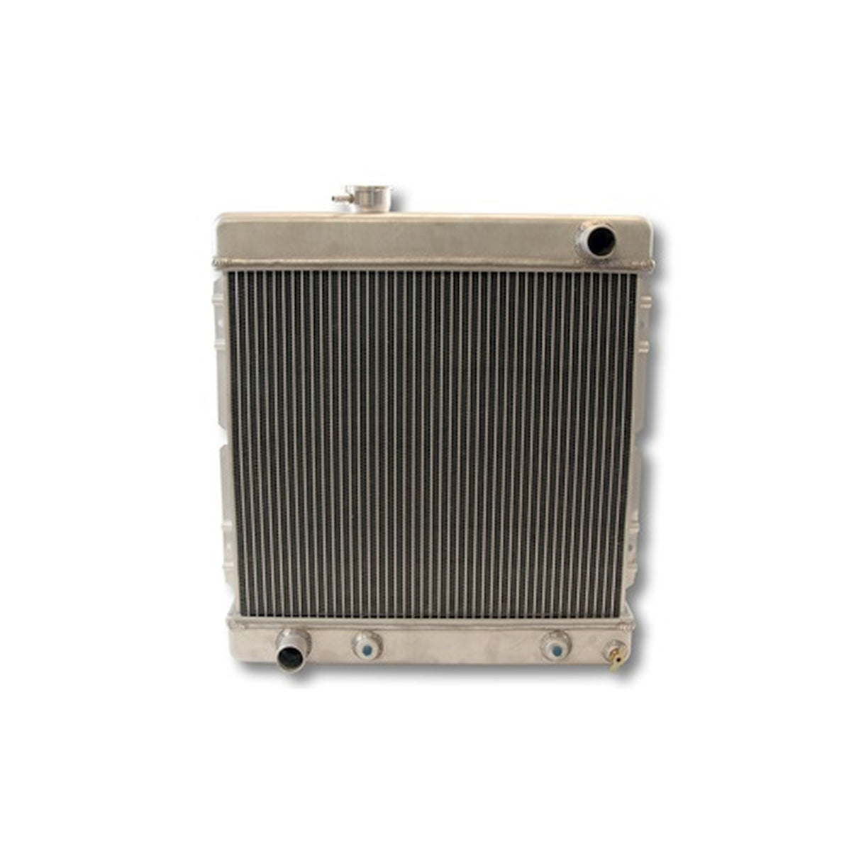 Scott Drake 2 Row aluminum radiator with transmission cooler 6 Cylinder - 251-2AL