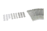 Mr Gasket Fabricated Aluminum Valve Covers - Silver Finish - 6860G