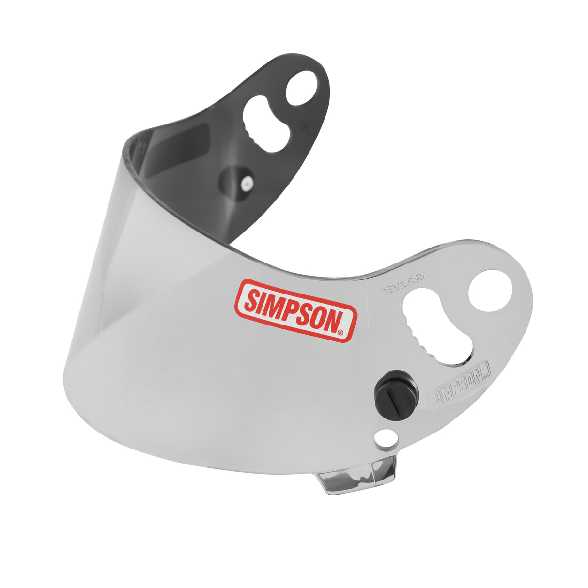 Simpson Devil Ray Visor Silver Mirror - 84306A