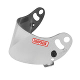 Simpson Devil Ray Visor Silver Mirror - 84306A