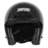 Simpson Motorcycle Chopper Helmet - Black XL - CHOP2XL