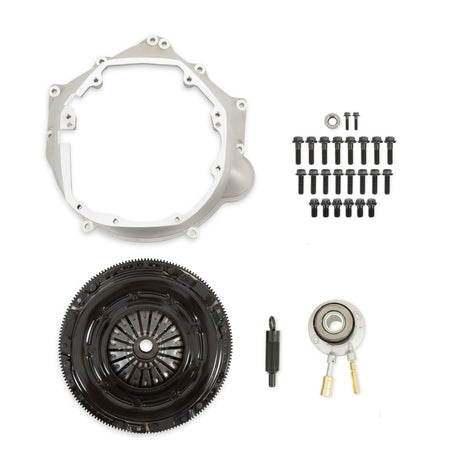 Holley Complete Transmission Installation Kit - 6-Bolt LS Engine to T-56 / Magnum - 319-510