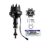 MSD Black Distributor Ford 289-302, Pro Billet, Small Cap, Steel Gear - 857931