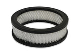 Mr Gasket Air Cleaner - 6-1/2 Inch Diameter, 2 Inch Tall - Chrome - 1486