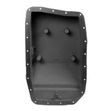 B&M Hi-Tek Deep Transmission Pan - Black Aluminum - 70394