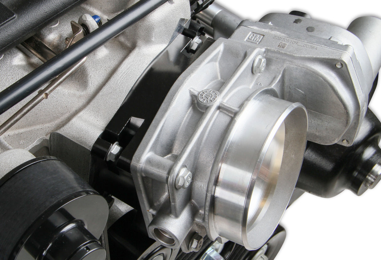 Holley 20-230BK Premium Mid-Mount Complete Accessory System -GM Gen V LT5 Dry Sump Engines-Black Finish