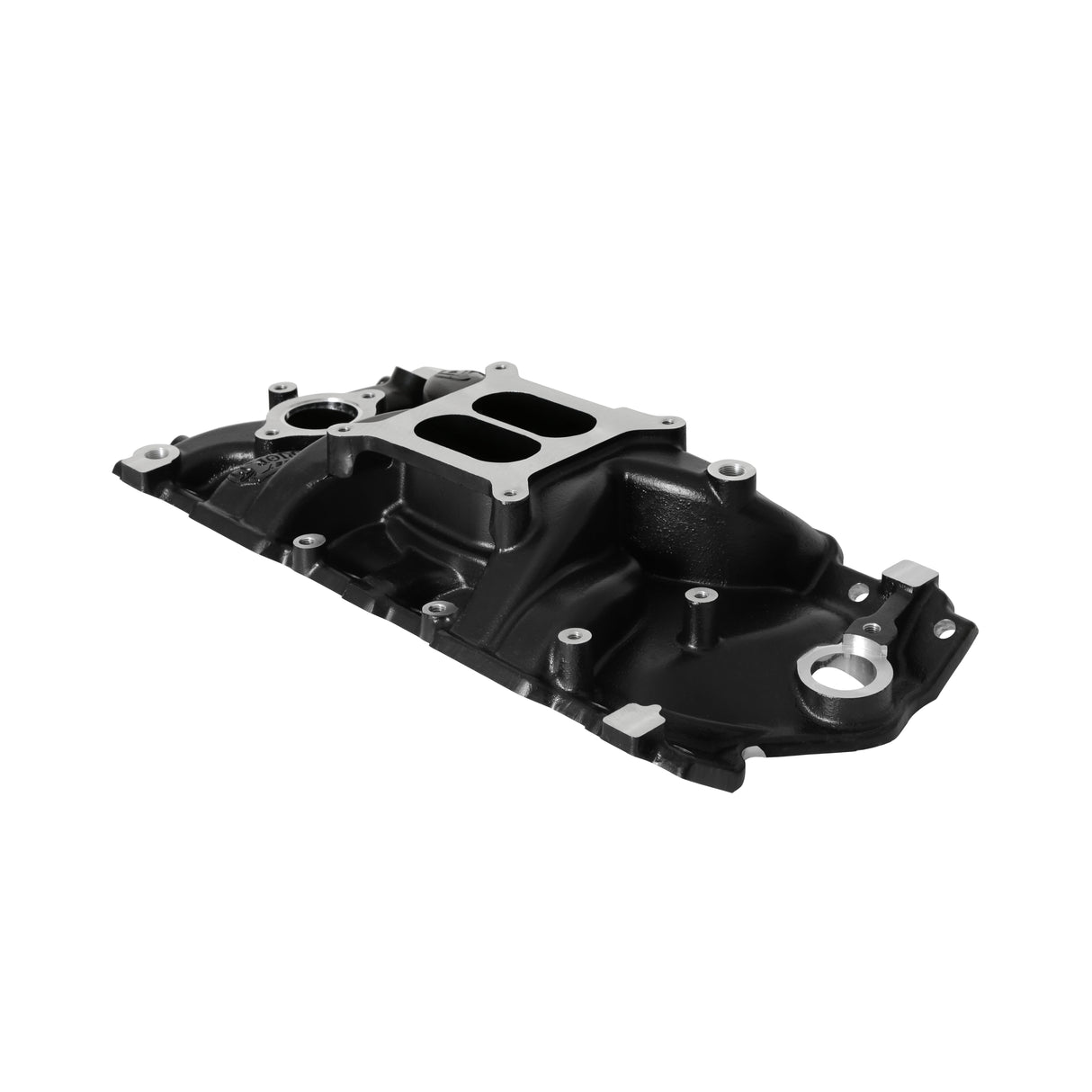 Weiand Street Warrior Intake - Chevy Small Block V8 - Black Ceramic - 8120BK
