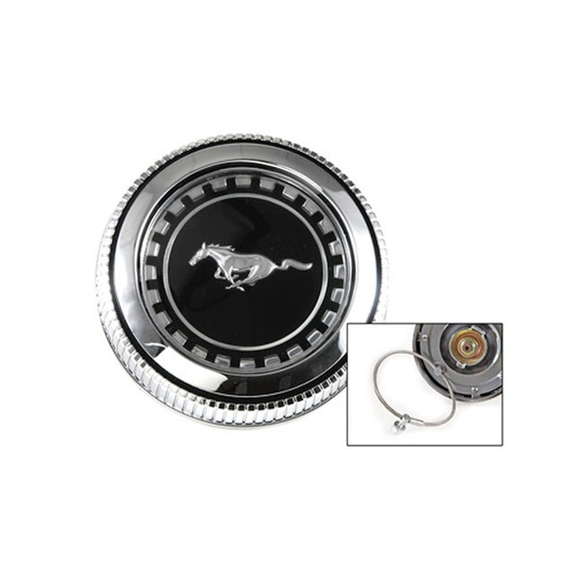 Scott Drake Fuel Cap (with Vent & Cable) - D1ZZ-9030-B