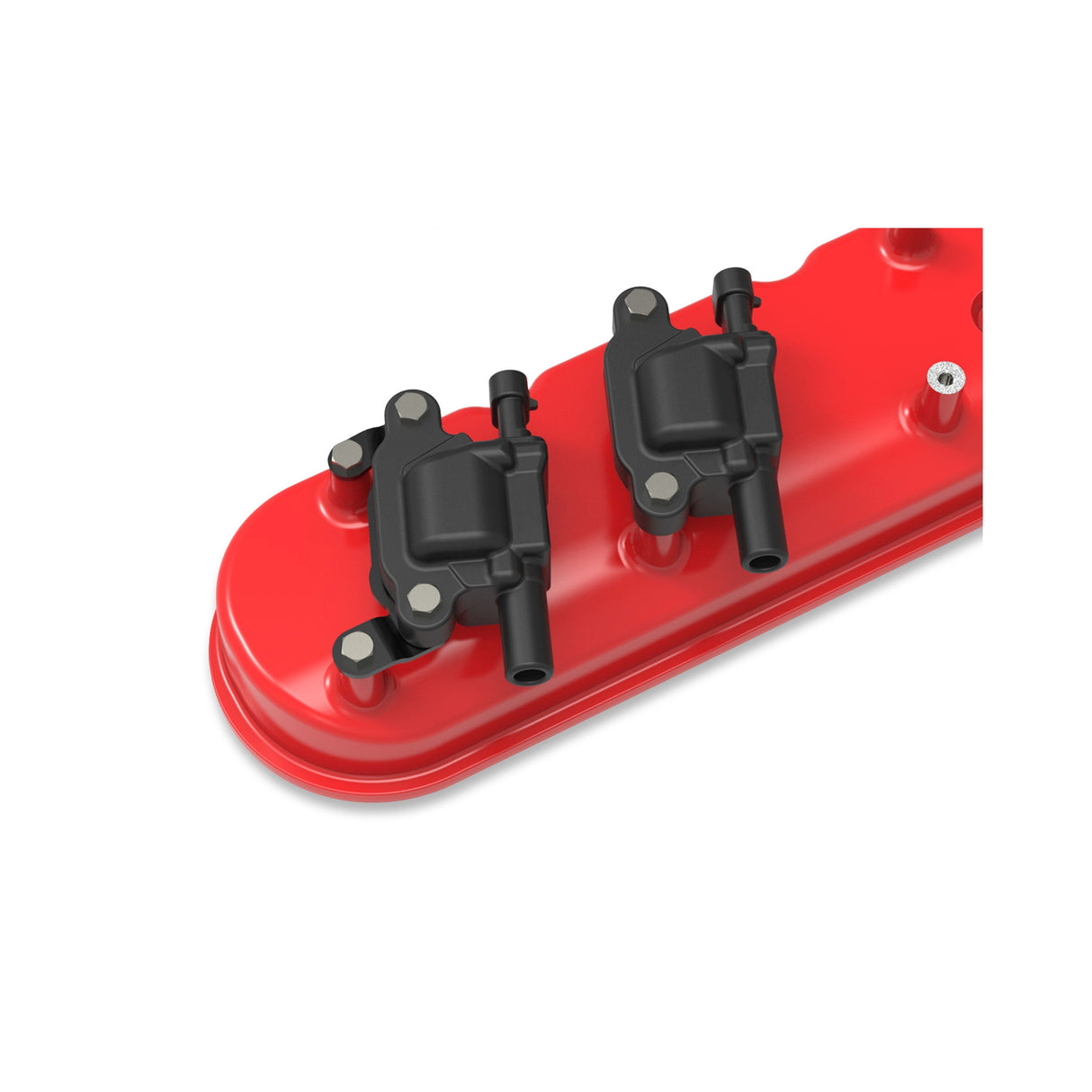 Holley 561-132 Offset Coil bracket - Valve Covers - GM LS - Black