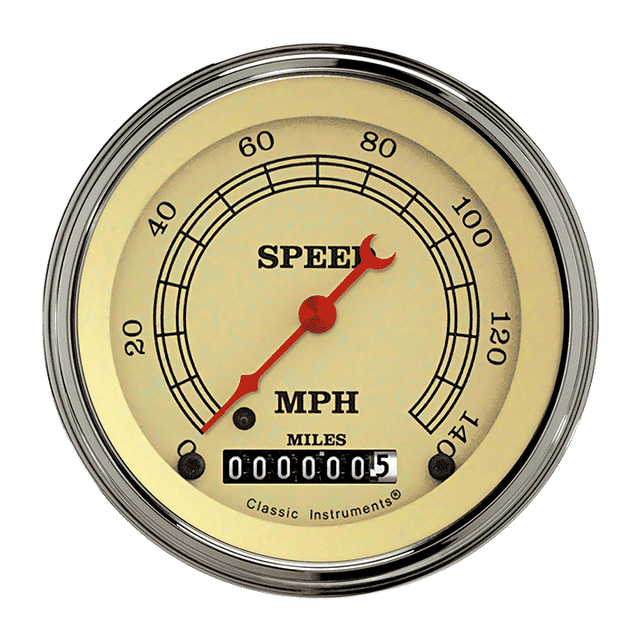 Classic Instruments Vintage 3 3/8" Speedometer - VT55SLF