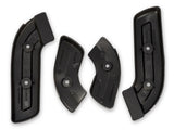 Scott Drake 67-77 Bronco Seat Hinge Covers, Black - C8TZ-656192-5B