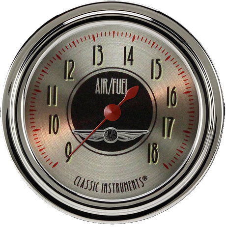 Classic Instruments All American Nickel 2 5/8" Air Fuel Ratio Gauge - AN394SLC