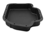 Mr Gasket Transmission Oil Pan - Black Aluminum - 9796BMRG