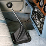 Hurst Billet Shifter Boot and Bezel - Rectangular - Black Finish - 115500HST