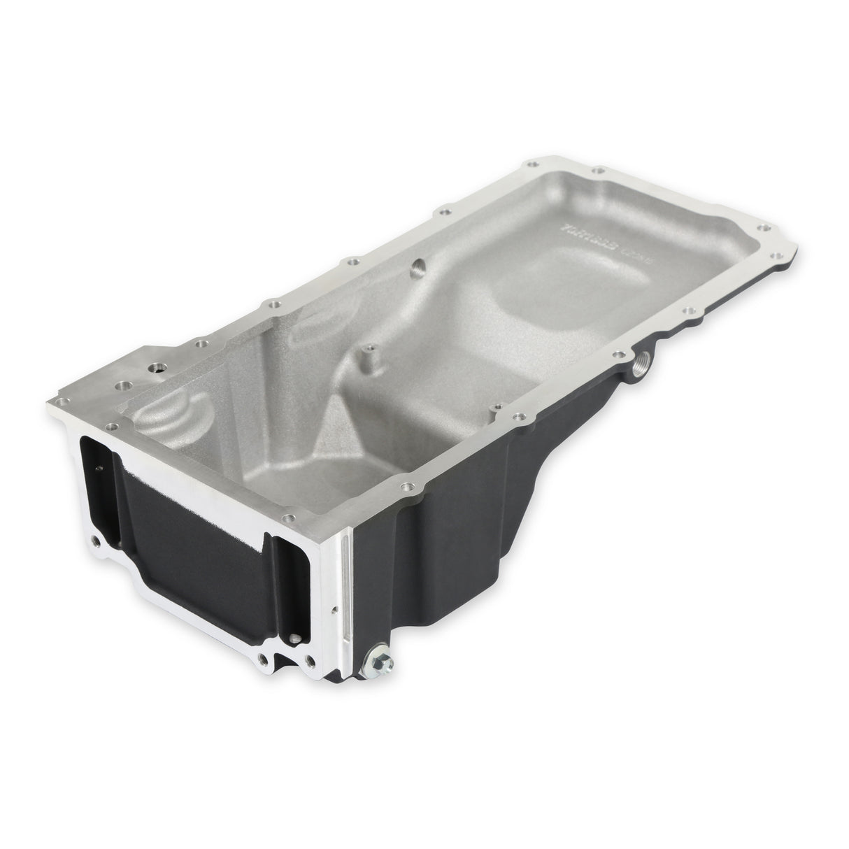 Holley 302-3BK GM LS Swap Oil Pan - Black - Most Front Clearance