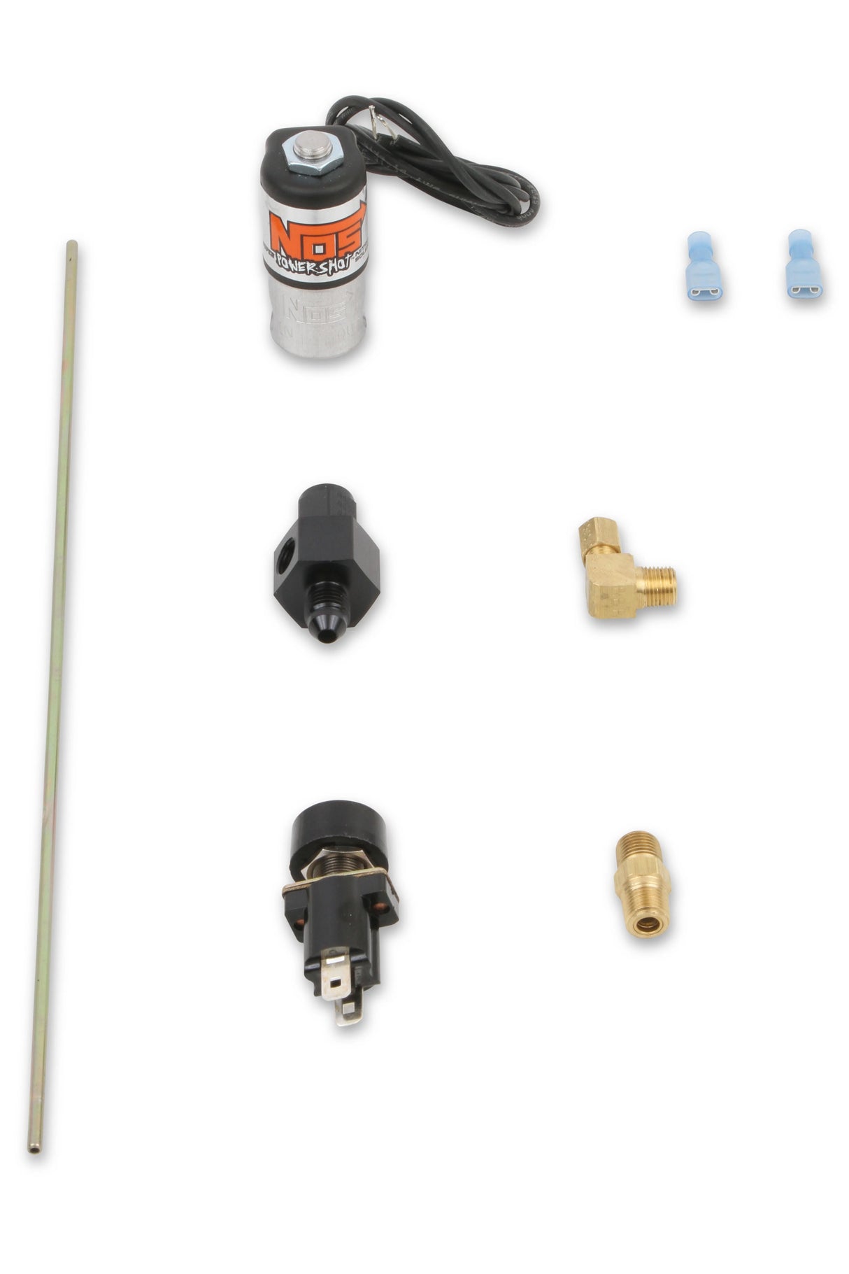 NOS -4AN Nitrous Bottle Purge Valve-Black - 16030BNOS