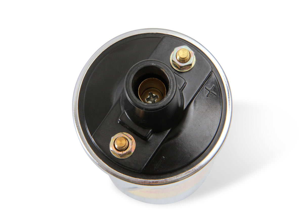 ACCEL Ignition Coil - Chrome - 42000v 1.4 ohm primary - Points - up to 6500 RPM - 8140C