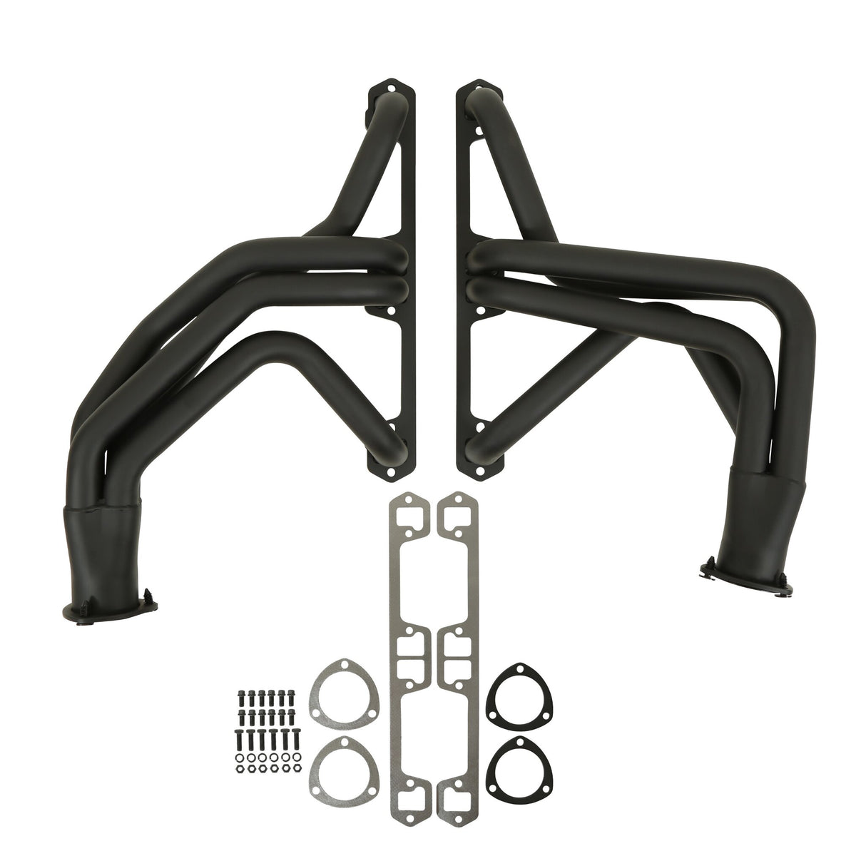 Flowtech Long Tube Header - Black Paint - 13502FLT