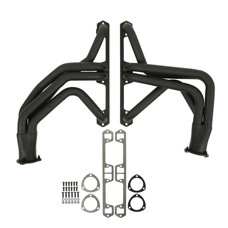 Flowtech Long Tube Header - Black Paint - 13502FLT
