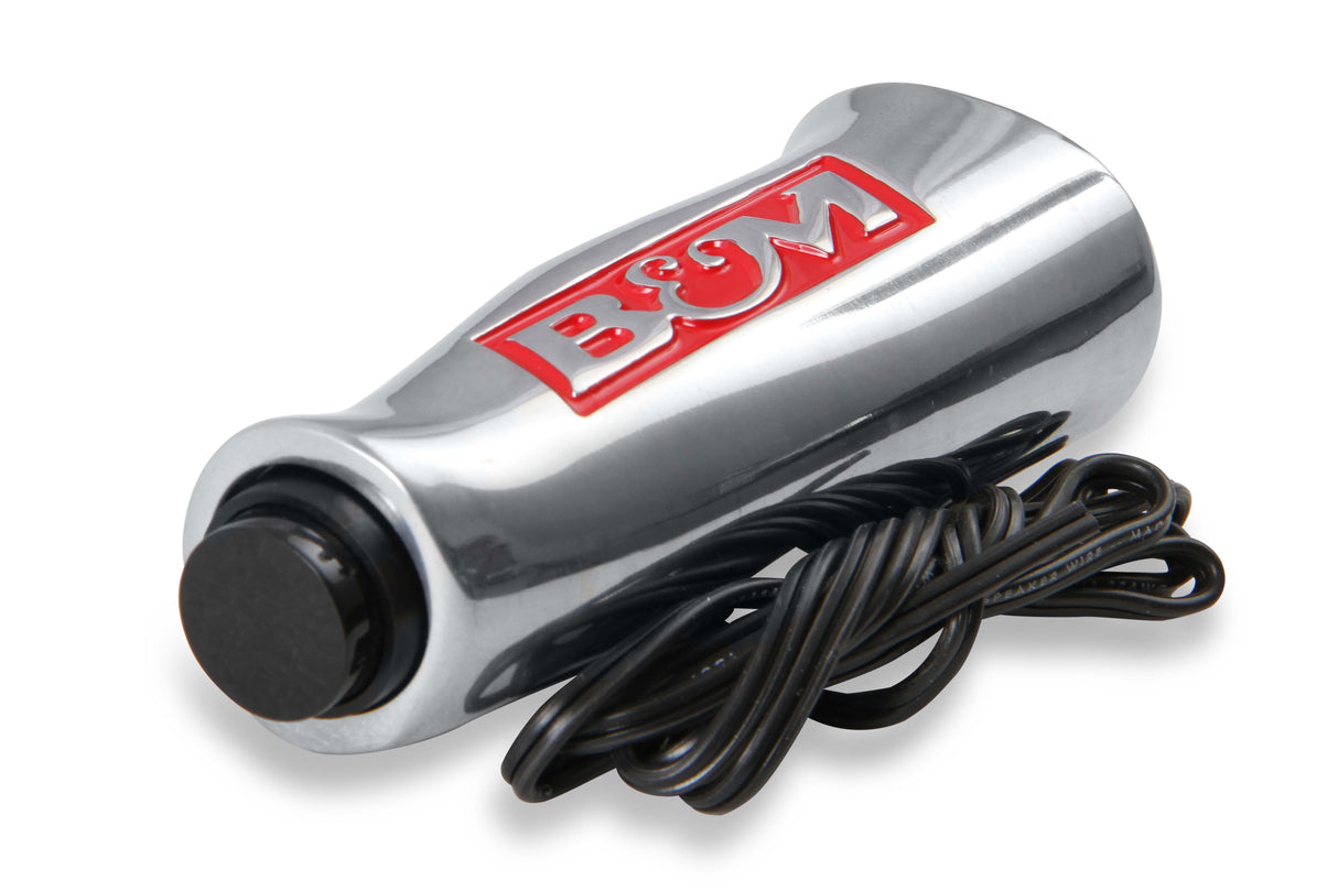 B&M Universal T-Handle - Brushed with 12V Switch - 80658