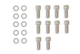 Mr Gasket Fabricated Aluminum Valve Covers - Silver Finish - 6872G