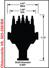 Holley 565-206 EFI Dual Sync Oldsmobile Distributor