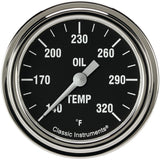 Classic Instruments Hot Rod 2-5/8" Oil Temperature Gauge - HR328SLF