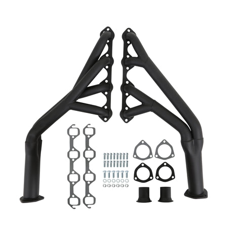 Scott Drake Tri-Y Headers, Black, Painted - C5ZZ-9430-BK
