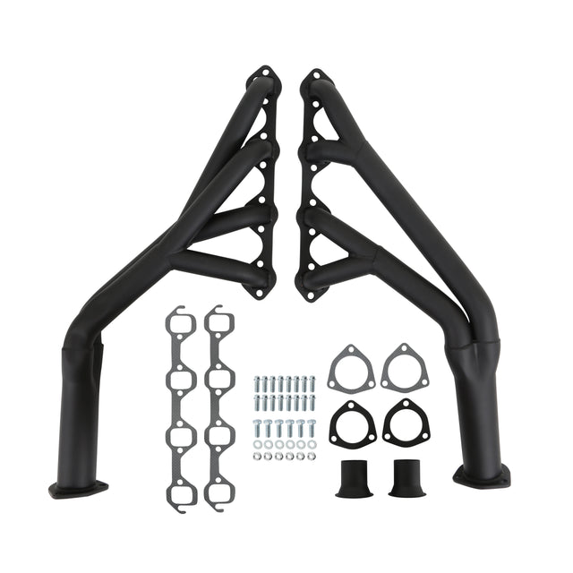 Scott Drake Tri-Y Headers, Black, Painted - C5ZZ-9430-BK