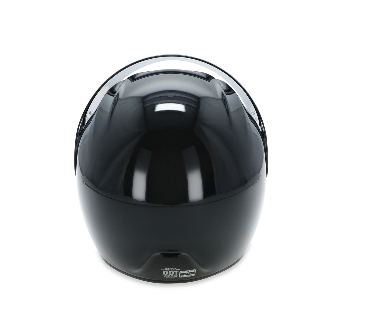 Simpson Motorcycle Speed Bandit Helmet - Black - Quad Extra Large - SPB4X2