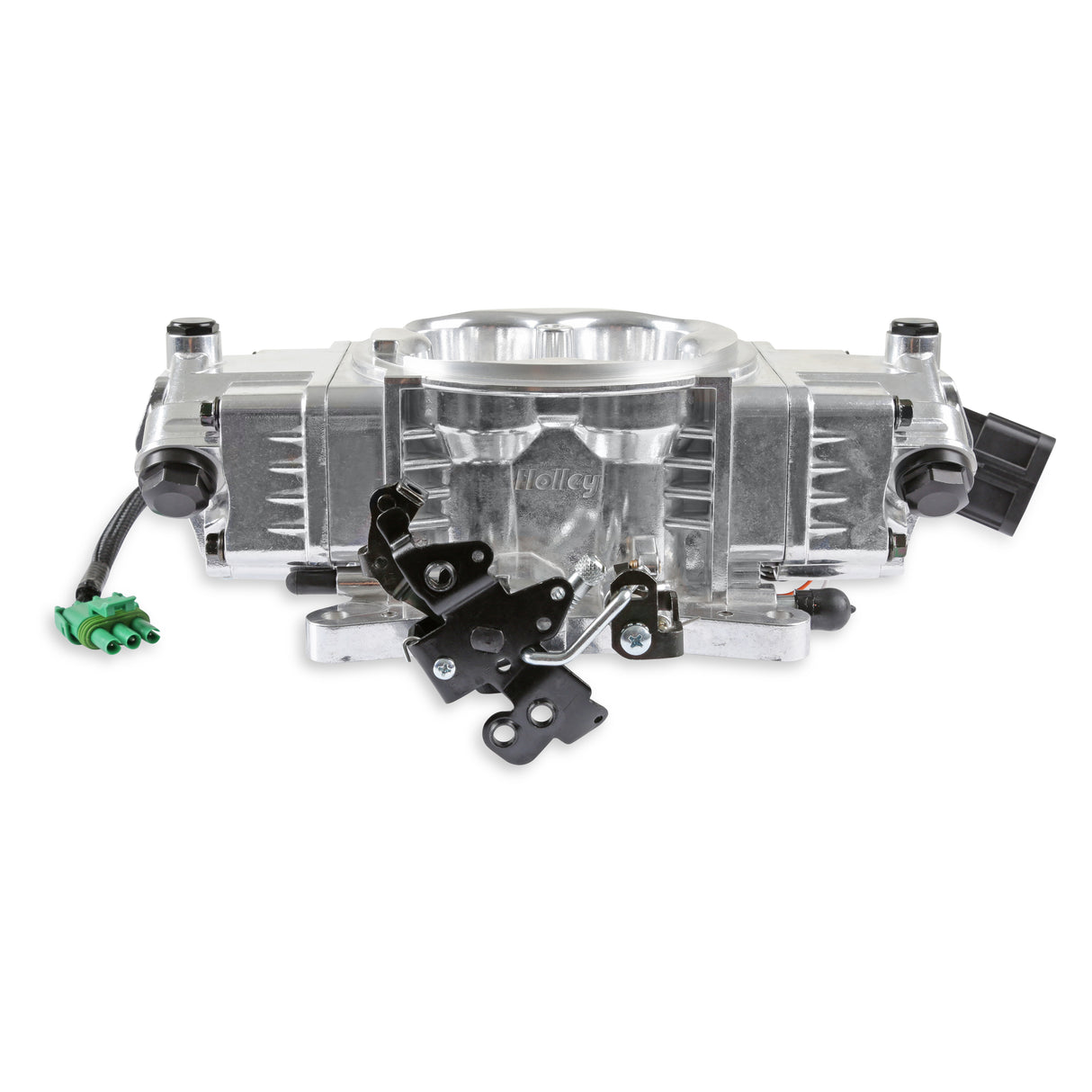 Holley 550-1074 EFI Terminator X Stealth 4150 2x4 - Shiny