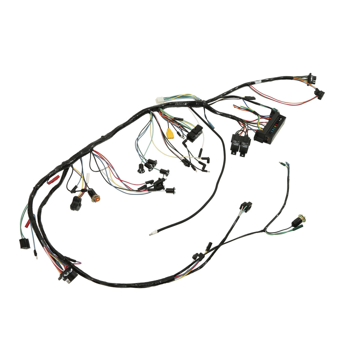 Scott Drake Under-Dash Harness with Premium Fuse Box and Relays - C6ZZ-14401-PFB